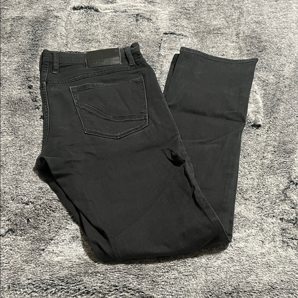 Empyre Men's Dark Charcoal Skinny Jeans